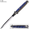 Big Boy Blue Italian Switchblade Automatic Knife, 13 inches