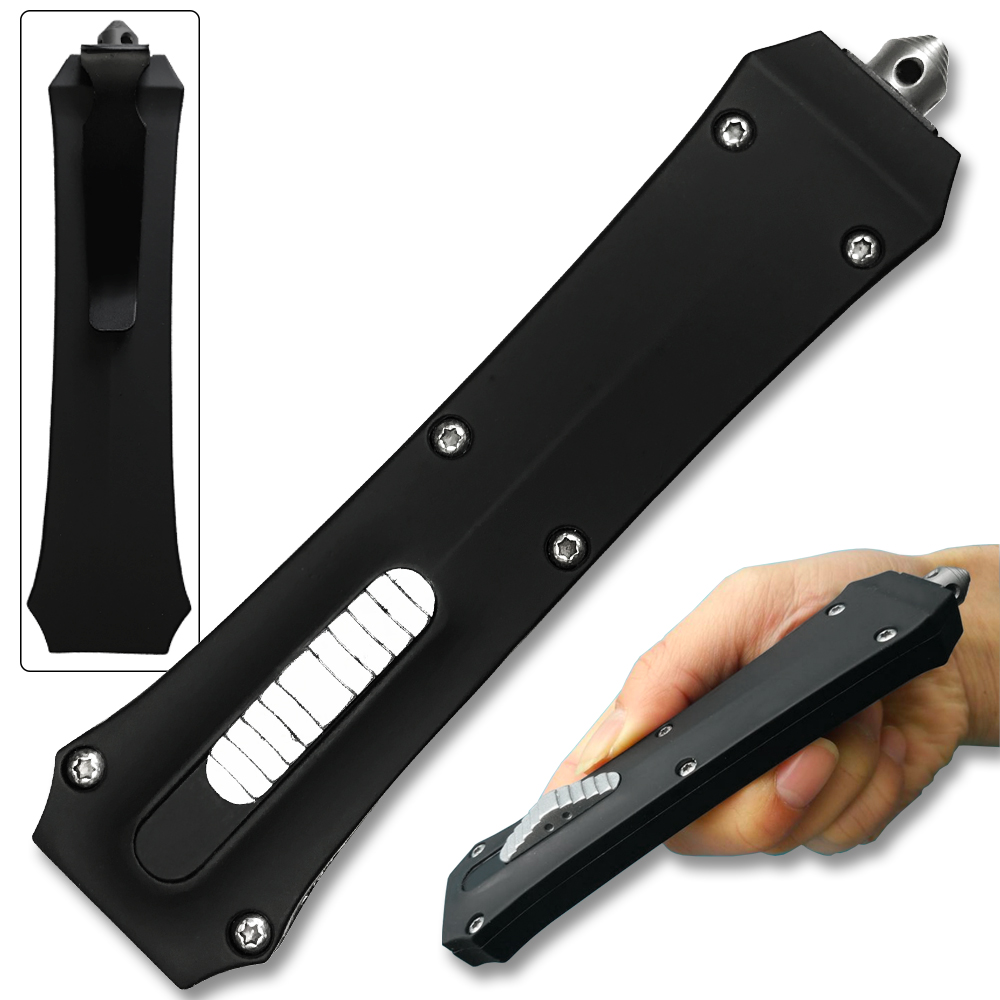 Double Action Out The Front Auto Knives Black