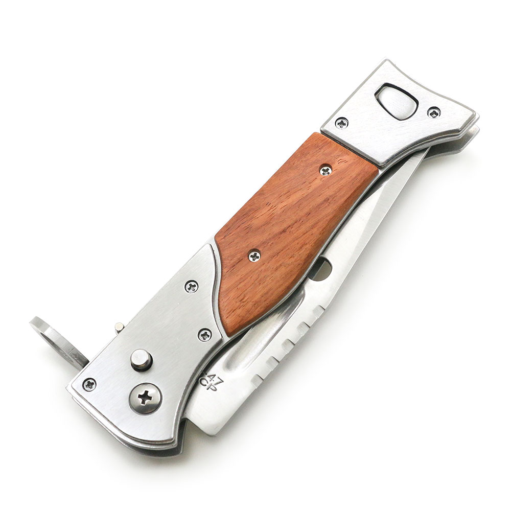 10.5" World War II Bayonet Auto Knife Push Button Drop Point Blade w/Pocket Clip