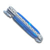 Lever Lock Swinguard Guard Automatic Knife with Blue Pearl Handle
