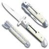 Lever Lock Swinguard Guard Automatic Knife with Ivory Handle
