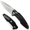 Black Handle CNC Machined Switchblade Silver Blade