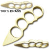 100% Pure Brass Knuckles Paperweights Spike Point