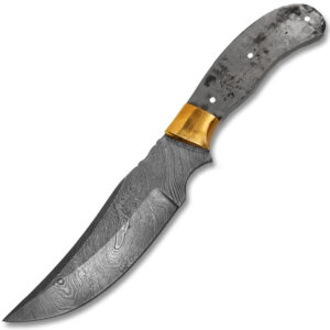 Blank Blade Clip Point Damascus Steel Knife Full Tang Make your Own Handle