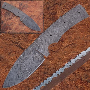 CUSTOM MADE DIY DAMASCUS BLANK BLADE FULL TANG Knife
