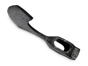 WHITE DEER Vikings Battle Axe Square Hammer Head Blank Damascus Steel Hatchet Tomahawk