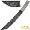 White Deer  Tanto Damascus High Carbon Steel Japanese Blank Blade Knife