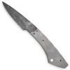White Deer Damascus Blank Skinner Knife 55-60 HRC Hardness Folded Steel