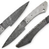 White Deer Damascus Blank Skinner Knife 55-60 HRC Hardness Folded Steel