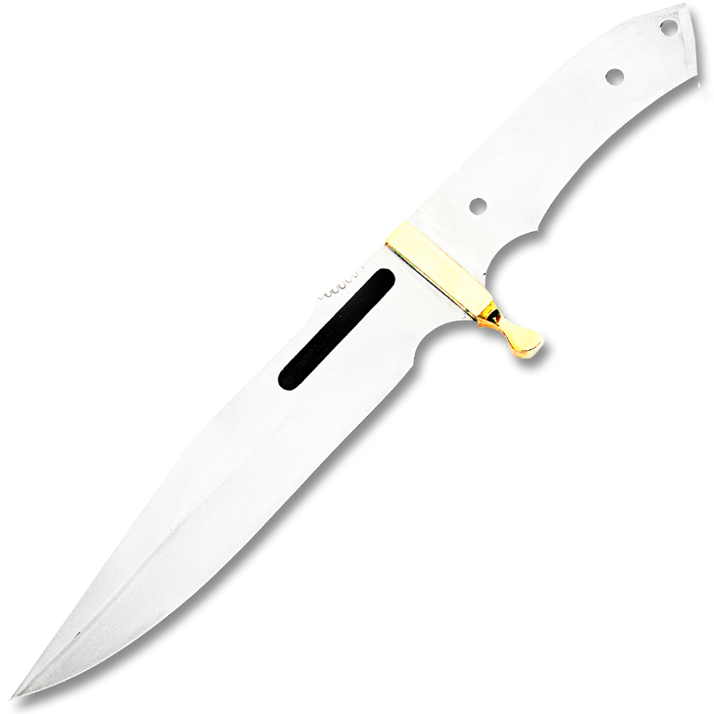Lost Blood 1095 High Carbon Steel  Bowie Blank Blade Limited Edition