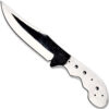 WHITE DEER Full Tang BLANK 1095 Steel Tactical Knife Drop Point DIY