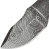 1095HC Damascus Steel Skinner Knife Blank DIY Make-Your-Own Handle