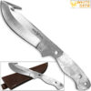 WHITE DEER Blank Guthook Ranger Series J2 Steel Skinner Knife Blade