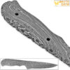 White Deer Lucid Damascus Blank Skinner Knife 55-60 HRC Hardness Folded Steel