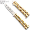 Gold Balisong Butterfly Knife Trainer  for Martial Art