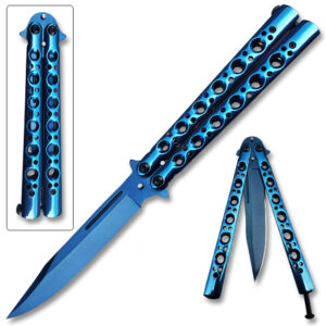 Swift Blue Balisong  Butterfly Knife