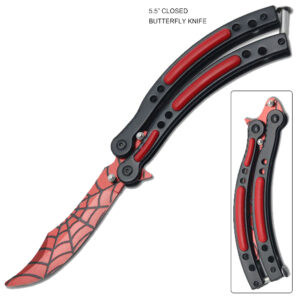 Tactical Butterfly Spider Red Web Blade Limited Edition