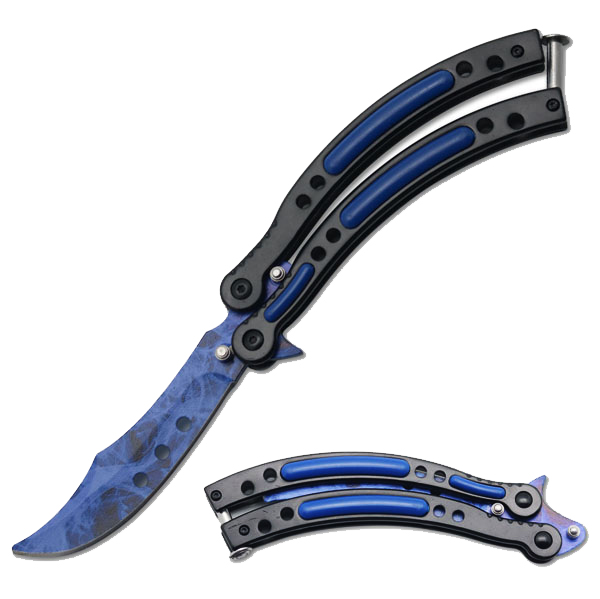 Blue Ice Tactical Butterfly Knife Limited Edition