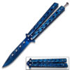 Drop Point Sharp Edge Butterfly Blue Blade Ltd. Edition