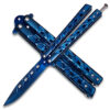 Drop Point Sharp Edge Butterfly Blue Blade Ltd. Edition