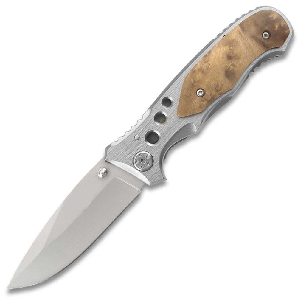 Gentleman's Knife W/Burl Wood Handle