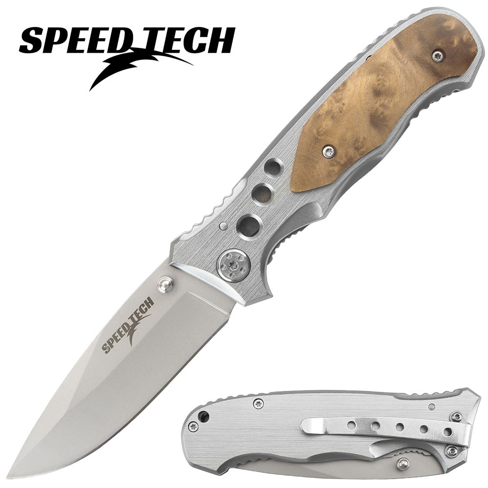 Gentleman's Knife W/Burl Wood Handle