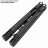 CNC Non-Sharp Professional Smooth Handle Trainer Tool - Butterfly Black Handle
