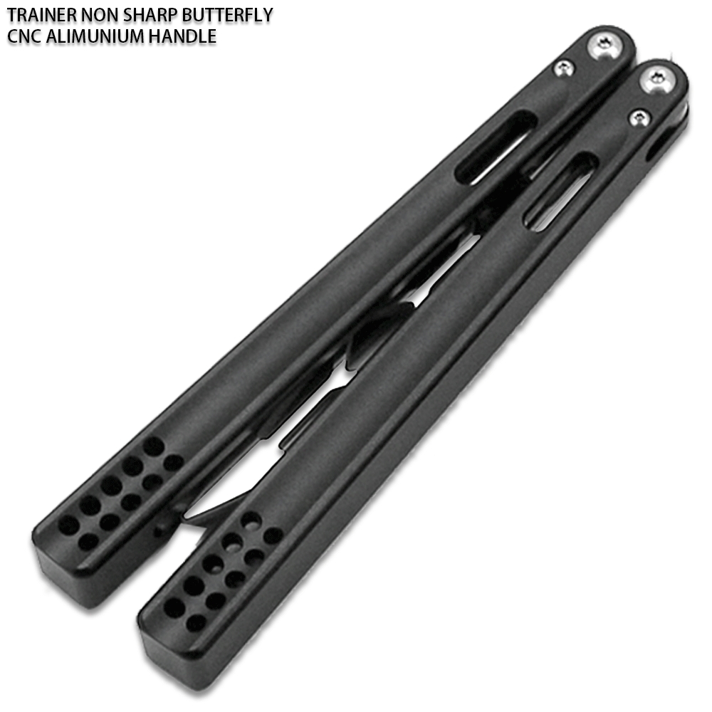 CNC Non-Sharp Professional Smooth Handle Trainer Tool - Butterfly Black Handle