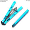 Blue CNC Non-Sharp Professional Smooth Handle Trainer Tool - Butterfly