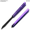 Purple CNC Non-Sharp Professional Smooth Handle Trainer Tool - Butterfly