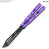 Purple CNC Non-Sharp Professional Smooth Handle Trainer Tool - Butterfly