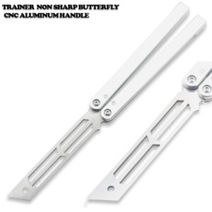 CNC Squid Triton Model Non-Sharp Professional Trainer - Butterfly Silver Handle