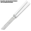 CNC Squid Triton Model Non-Sharp Professional Trainer - Butterfly Silver Handle