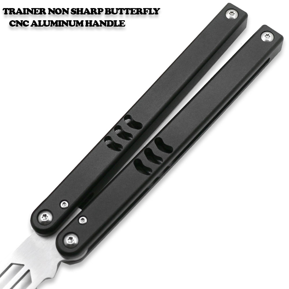 CNC Shark Model Non-Sharp Professional Trainer - Butterfly Black Handle