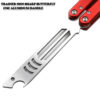 CNC Shark Model Non-Sharp Professional Trainer - Butterfly Red Handle