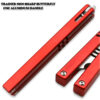 CNC Shark Model Non-Sharp Professional Trainer - Butterfly Red Handle