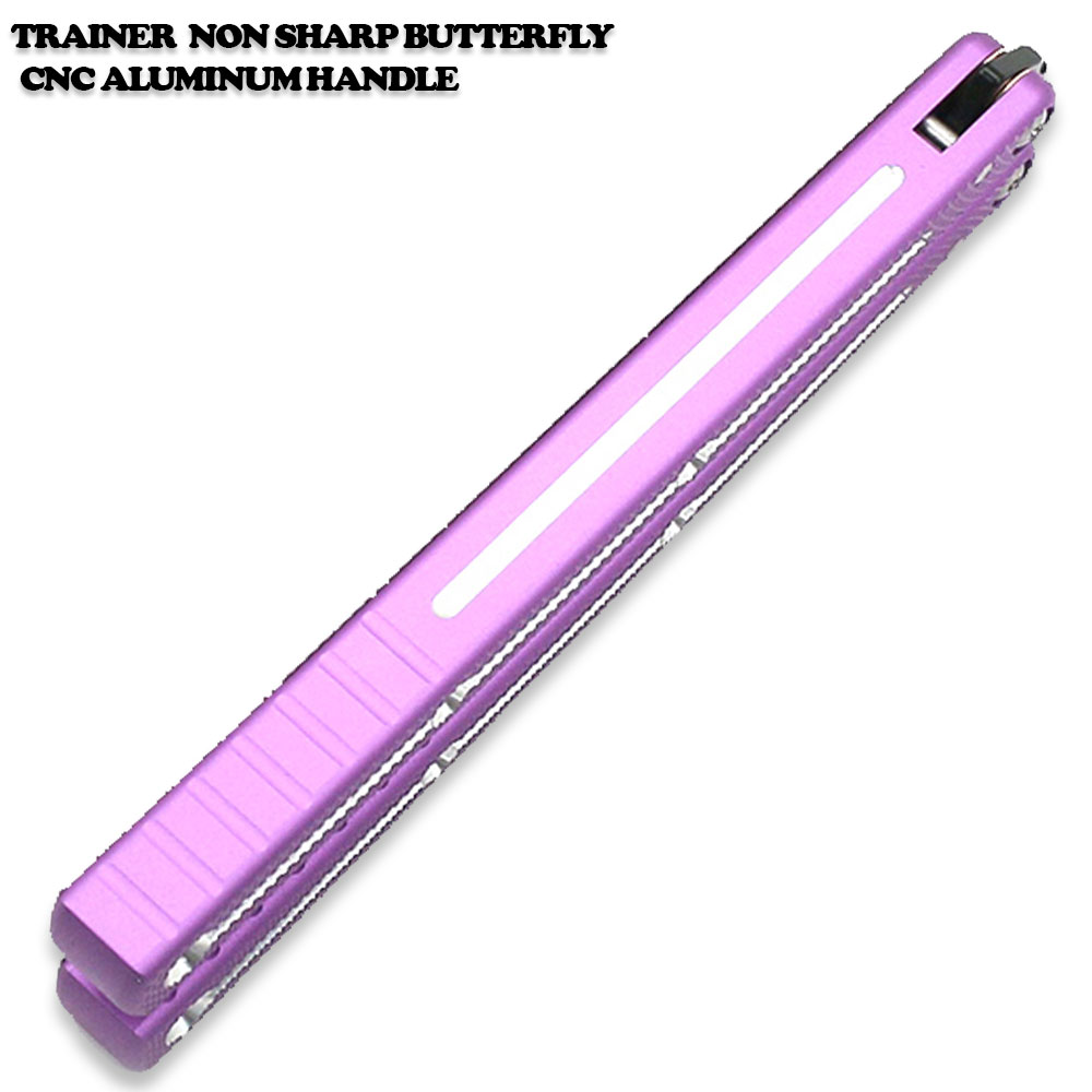 CNC Siren Model Non-Sharp Professional Trainer - Butterfly Purple Handle