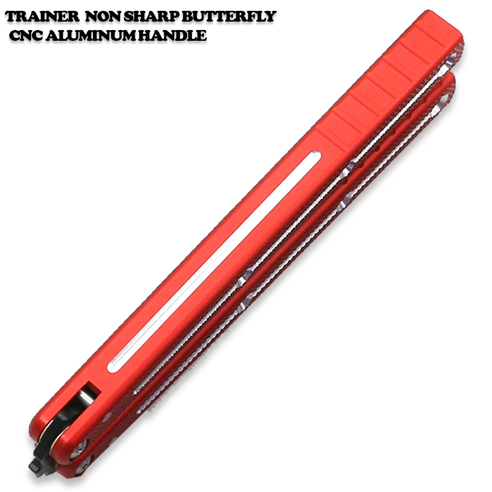 CNC Siren Model Non-Sharp Professional Trainer - Butterfly Red Handle