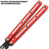 CNC Siren Model Non-Sharp Professional Trainer - Butterfly Red Handle
