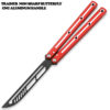 CNC Siren Model Non-Sharp Professional Trainer - Butterfly Red Handle