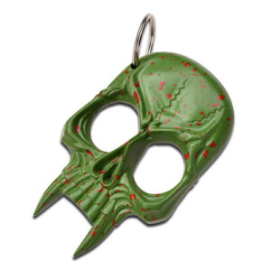 Zombie Killer Demonic Skull Self Defense Keychain