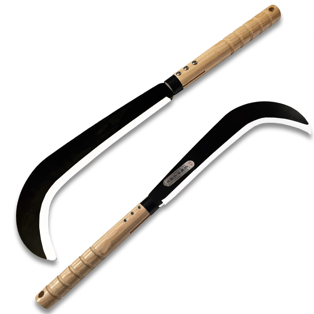 Crescent Machete Knife for Outdoor Cutting Bamboo Sickle Scythe
