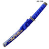 Edge Tanto 21" Sword w/ Gold Dragon Engraved Blue Scabbard