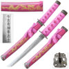 Edge Tanto 21" Sword w/ Gold Dragon Engraved Pink Scabbard