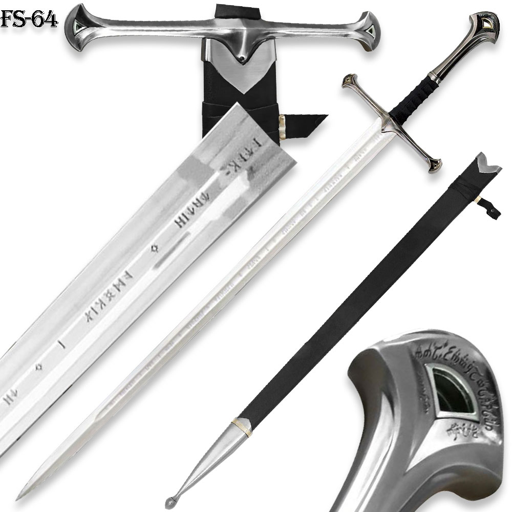 LOTR  Anduril Narsil Sword Reforged  Medieval Sword