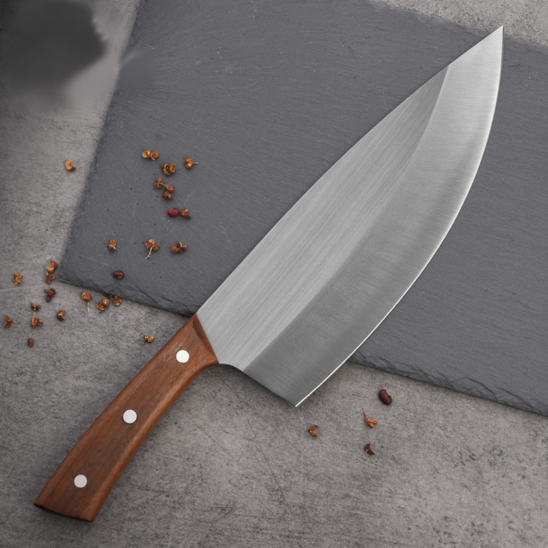 High Carbon 4Cr13 Steel 9 Inch Chef Kitchen Slicing Butcher Knife