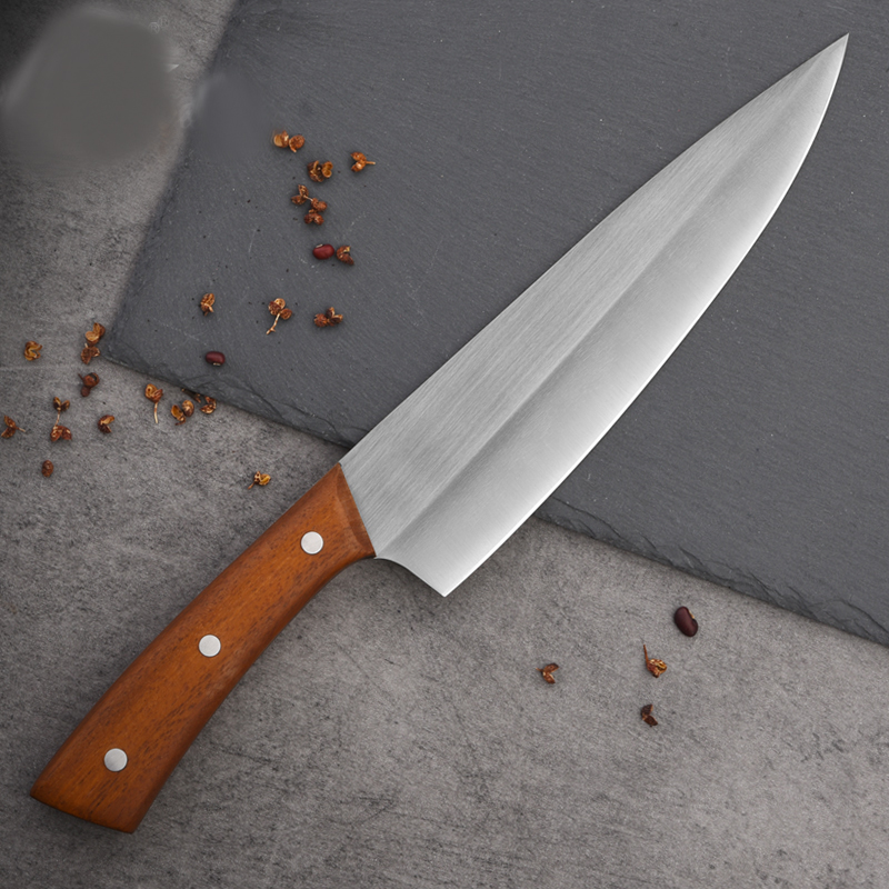 Professional 4Cr13 Steel Cutting Meat Chef Butcher Kitchen Knife