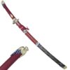 RED ORNATE DRAGON SWORD 43" OVERALL