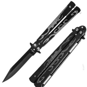 Black Scorpion  Balisong Butterfly Knife