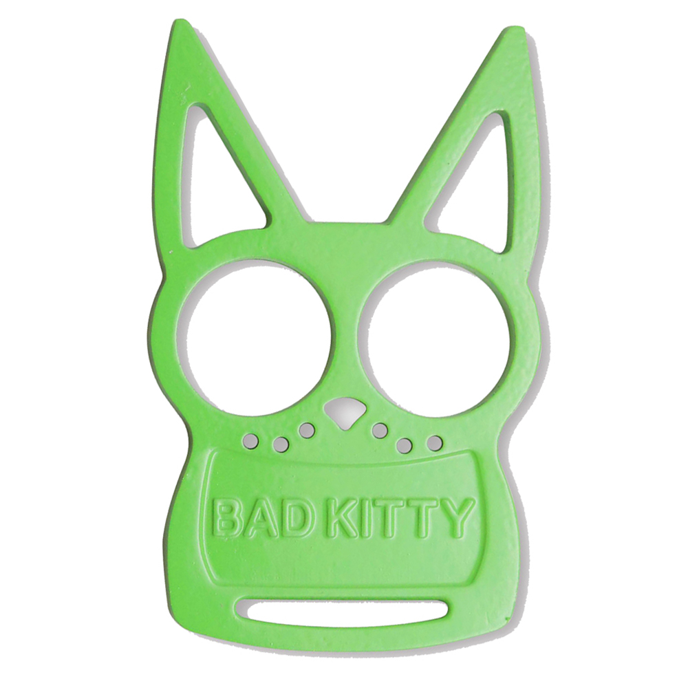Green Bad Kitty Iron Fist Knuckleduster